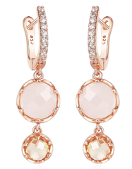 Natural Topaz Earrings