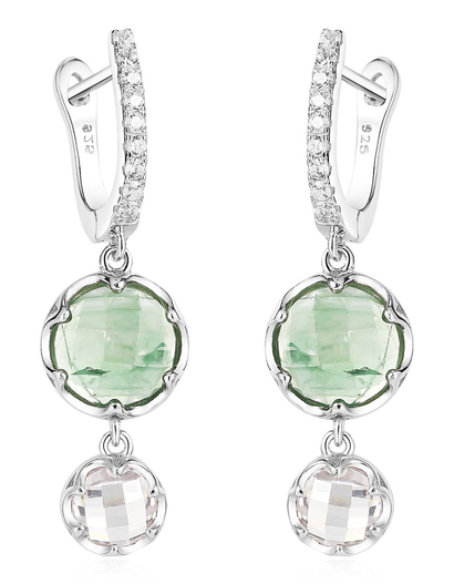 Natural Topaz Earrings