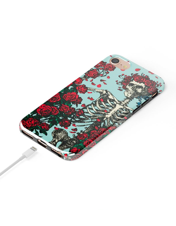 Roses & Skeleton Case