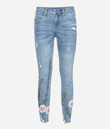 Jeans with embroidery